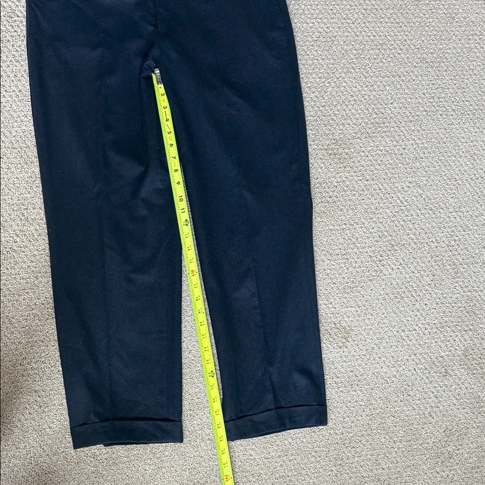 Men's Navy Wool‎ Dress Pants